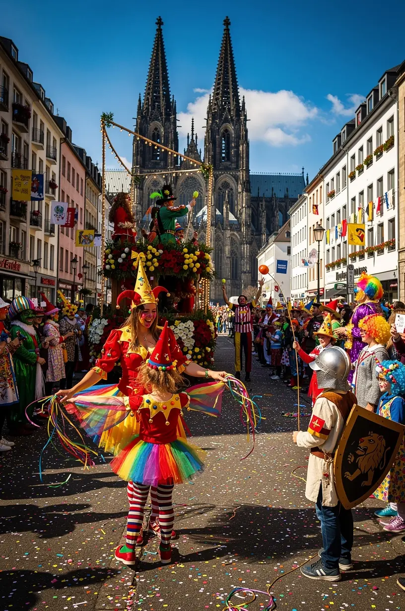 Übersichtliche Darstellung eines Reiseplans mit Tickets, Hotelbuchungen und Transportoptionen für ein deutsches Kulturfestival.